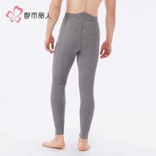 都市丽人保暖裤双面磨毛男士打底裤多层打底裤厚九分裤男裤FLH4C5 商品图3