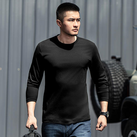 【龙牙上新】二代龙牙秘纤速干圆领长袖T恤 商品图2