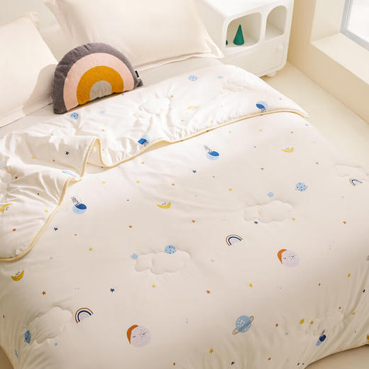 罗莱儿童XS 萌趣 W-A类大豆柔丝四季被 睡眠星球 商品图1