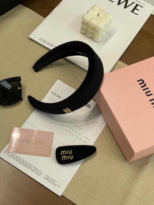 缪缪 丝绒发箍+面包发夹套装（COCO） 商品图0