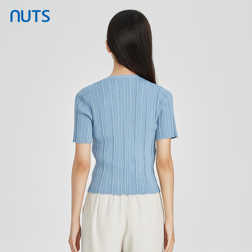 NUTS商场同款春秋款纯色时尚气质两件套短外套女317053326B 商品图4