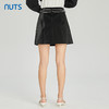 NUTS商场同款春秋季设计感气质高腰A字显瘦半身短裙女313061198B 商品缩略图4