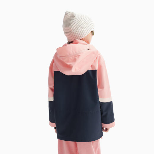 【MQD】童装女童外套秋可脱卸摇粒绒风衣三防蓄热户外冲锋衣 商品图3