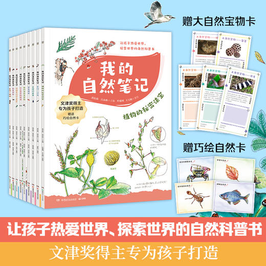 我的自然笔记1+2辑 让孩子探索世界的自然科普书科学绘本 商品图0