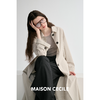 MAISON CECILE 复古经典随性单排扣宽松廓形翻领中长款风衣 商品缩略图2