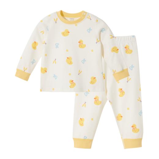 怡比快乐鸭鸭长袖圆领套装HY25AUN012黄花色调80#-130# 商品图8