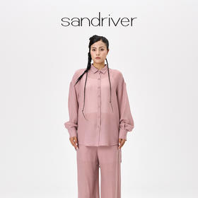 精纺羊绒宽松女衬衫  SJF97W316A