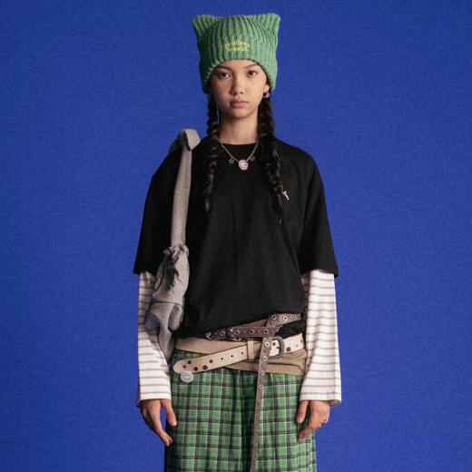 GOODBAI GOODEES 后背多元素图案印花oversize短袖T恤 商品图0