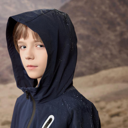 【MQD】男大童秋季新品户外露营登山保暖连帽外套 商品图2