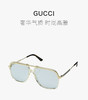 GUCCI 男女款浅蓝色太阳镜 商品缩略图0