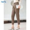 NUTS商场同款秋季宽松直筒显瘦纯色简约九分休闲裤女4390702A1 商品缩略图1