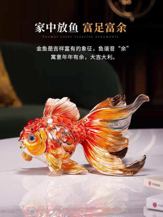 摆件金鱼摆件年年有鱼一对 商品图3
