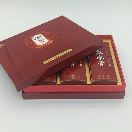 中国中医中药特种研究院技术支持宏聚堂红参元气膏一参安黑参黄金膏360g（12g/袋*30袋） 商品图2