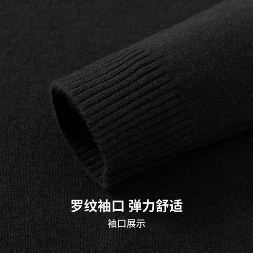 【100%绵羊毛】圣得西男士保暖polo领羊毛衫25秋新款重磅毛衣410g 商品图11