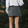 NUTS春秋季新款灰色通勤气质A字高腰短款西装半身裙女412061069 商品缩略图4
