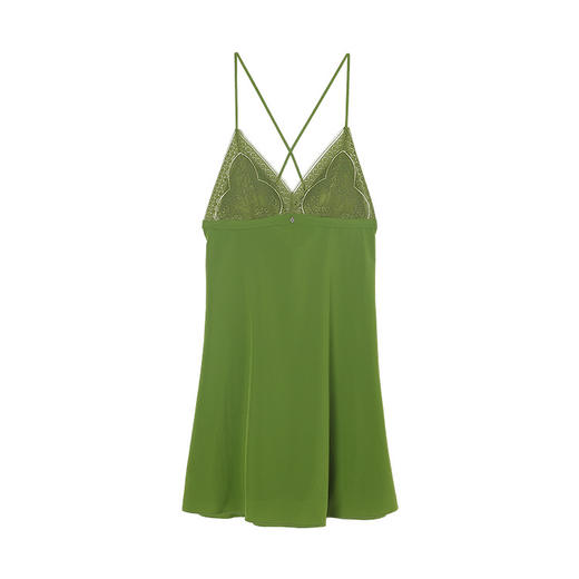 2F【Fandecie芬狄诗】华丽运动风系列蕾丝V领带杯舒适女士睡裙FL00538 商品图3