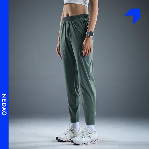 内道收纳跑步长裤女款速干透气跑步越野户外运动长裤 商品图3