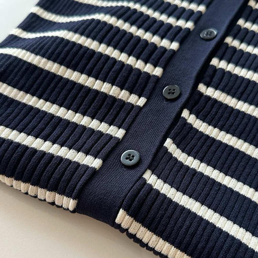 秦岚同款moco针织衫条纹衫开衫081404 商品图10