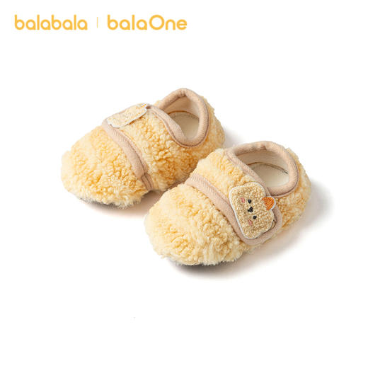 巴拉巴拉balaOne宝宝地板袜防滑点胶冬季加绒保暖袜子学步防滑萌 商品图0