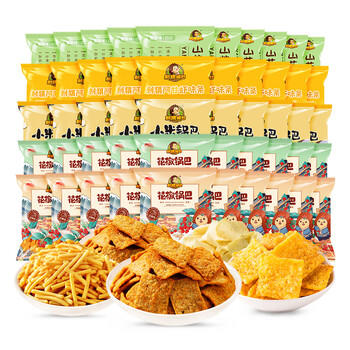 刺猬阿甘 零食组合锅巴虾条山药脆片办公室宿舍追剧解馋小零食整箱50袋 /休闲食品 /膨化食品 /膨化食品大礼包/礼盒 商品图6