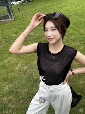 简约——亚麻背心