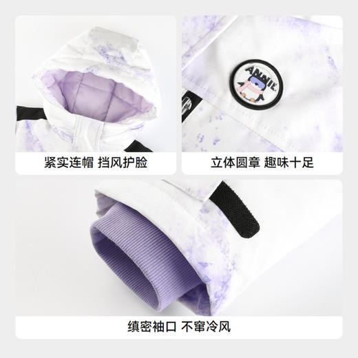 女童中长款羽绒服冬季新款安奈儿童装EG545570 商品图4