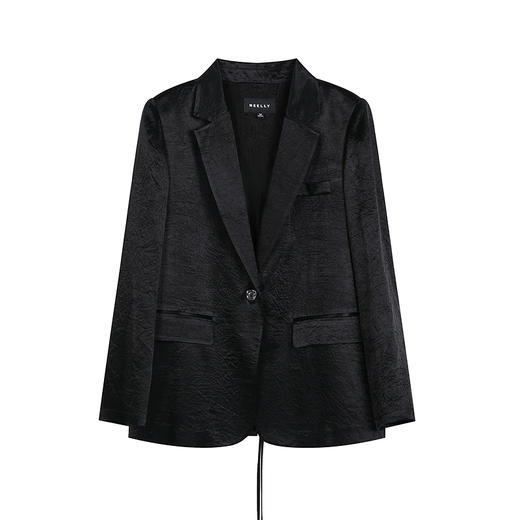 NEELLY纳俪商场同款秋季新款高级感宽松西装外套女精致干练西服N25081W01154 商品图3