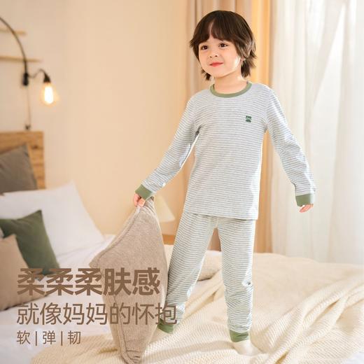 嘟嘟家儿童内衣套装秋季新款男童秋衣秋裤女童睡衣童装宝宝家居服 商品图2