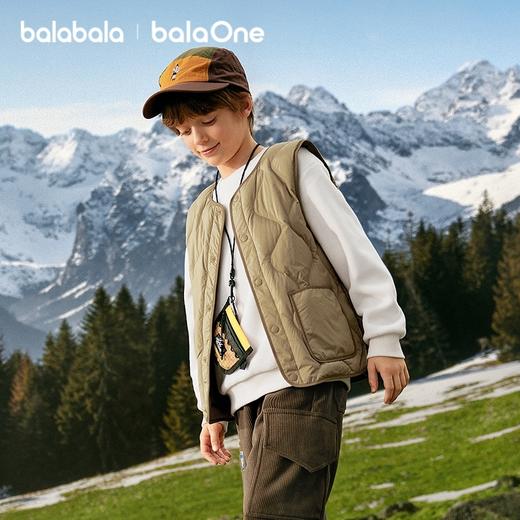 巴拉巴拉balaOne儿童马甲女童男童轻薄外套上衣新款童装2025秋冬 商品图2