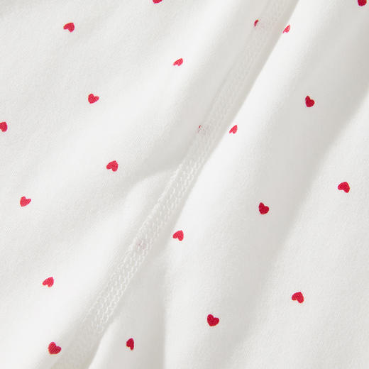 怡比HIBE爱心宝贝长袖圆领套装HY25AUN033白红色调80#-130# 商品图12