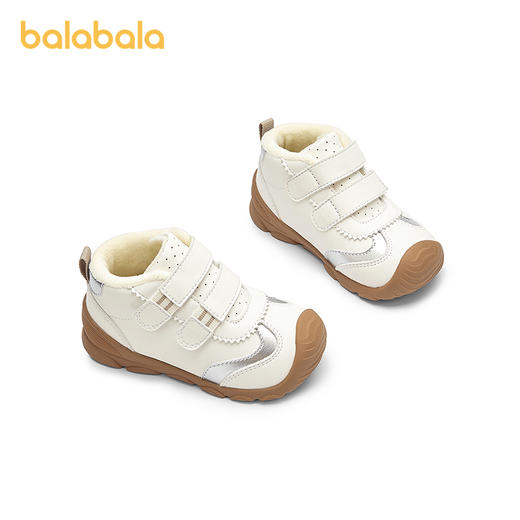 巴拉巴拉童鞋儿童学步鞋婴儿鞋子男女童宝宝鞋2025春秋运动鞋加绒 商品图4