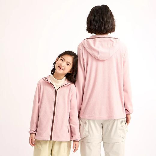 2025秋冬新品龙之涵云朵暖绒玉米格连帽上衣 商品图7