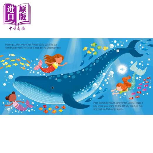 预售 【中商原版】魔杖发声书 美人鱼 Wand Books Mermaid Magic 英文原版 儿童纸板书 绘本故事 精美图画书 亲子读物 进口童书  商品图2