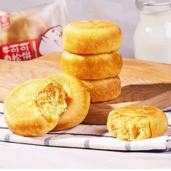 友臣 肉松饼营养早餐休闲零食蛋茶点2斤多网红年货礼盒1035g /休闲食品 /中式糕点 /其他中式糕点 商品图2