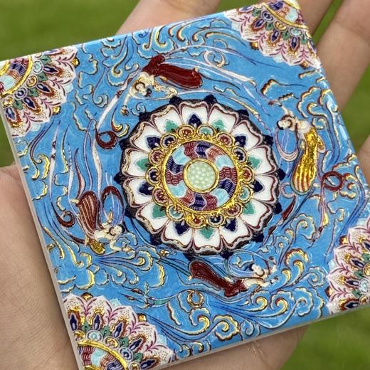 【 鎏金陶瓷冰箱贴】敦煌文创鎏金陶瓷冰箱贴2025新款 商品图8