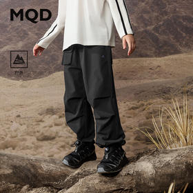 【MQD】【伞兵裤】男大童秋季新品户外露营工装休闲裤