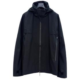 男款印花派克防风大衣010