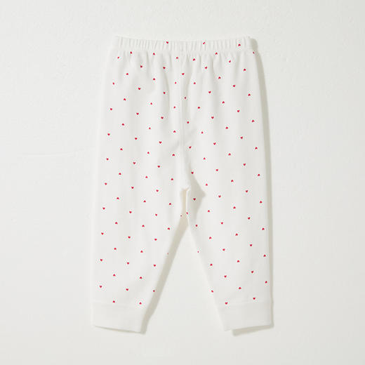 怡比HIBE爱心宝贝长袖圆领套装HY25AUN033白红色调80#-130# 商品图7