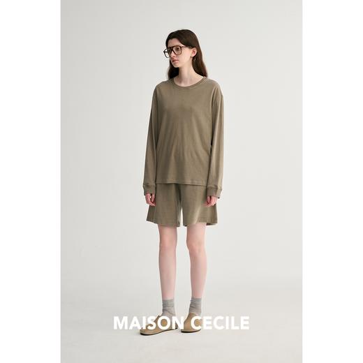 MAISON CECILE 两色/桑蚕丝立体颗粒肌理感休闲通勤懒人套装 商品图4
