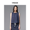 VIMAGE纬漫纪率性无袖牛仔简约大方小上衣V2413101 商品缩略图5