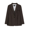NEELLY纳俪商场同款秋季新款简约通勤气质西装外套女宽松廓形西服N25081W01067 商品缩略图3