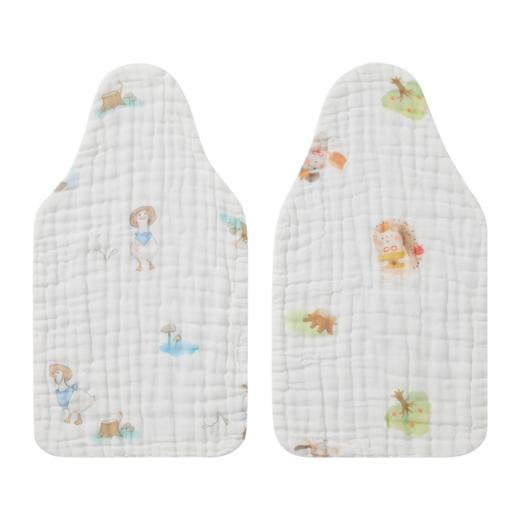 怡比快乐森林6层纱布吸汗巾2条入HY25AUP213黄蓝色调27*47cm 商品图6