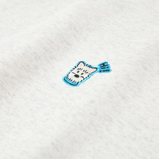 NPC潮牌CC系列刺绣&立体发泡印花圆领卫衣男童趣休闲宽松CC4AST15 商品图2