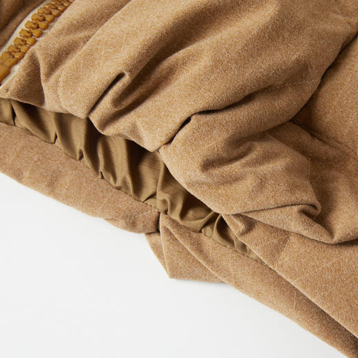 谜底羽绒马甲女2025秋新品微弹软糯苞形下摆鸭绒服百搭253MY1184 商品图3