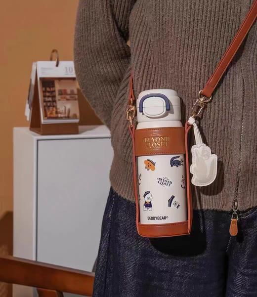 韩国Beddybear杯具熊盛开一杯双饮保温杯550ml （多种款式） 商品图5