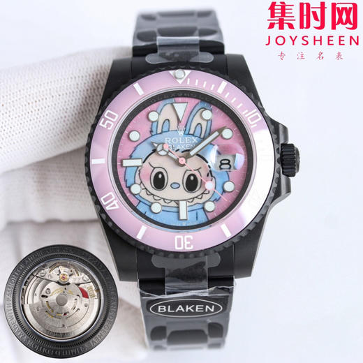 ROLEX 劳力士 Labubu 拉布布联名水鬼 全黑水鬼黑武士 BLAKEN联名“拉布布”发行 3135机 颜值与实力并存的水鬼，男生女士戴都超有格调！ 商品图1