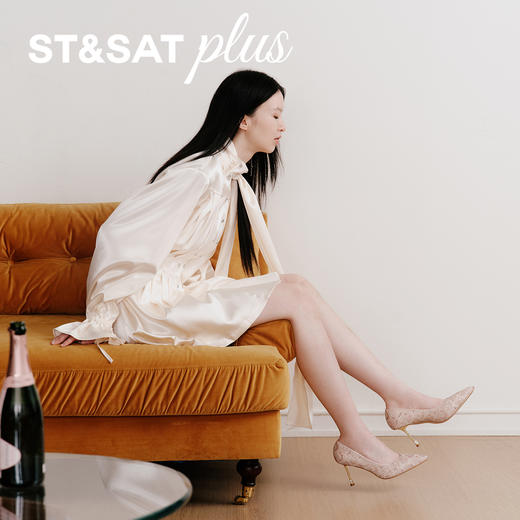 【星空系列】星期六水钻珍珠高跟鞋SSD3111141 商品图1