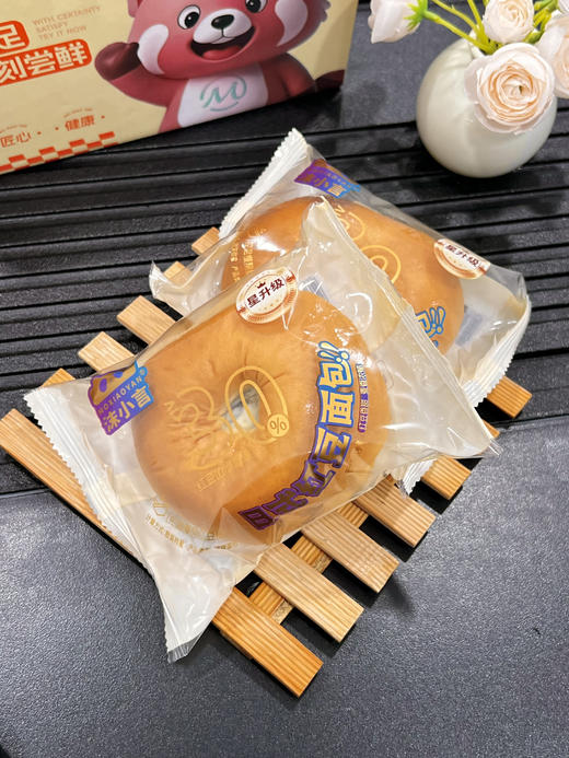 软fufu沫小言日式红豆面包 I 你可以永远相信的经典款面包 根本是把云朵揉进了面团里 咬一口就沦陷的口感暴击 ☆红豆馅含≥30%（非完全打碎），口感软糯  商品图7