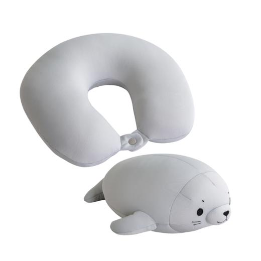 罗莱T 海豹变形U形枕X 灰色 商品图6