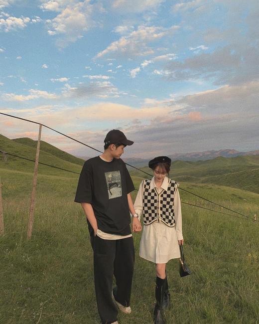 金蘑菇菇【纽约艺术馆】设计感复古棋盘格针织背心马甲女 商品图6